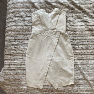 ASOS Asymmetrical White Dress